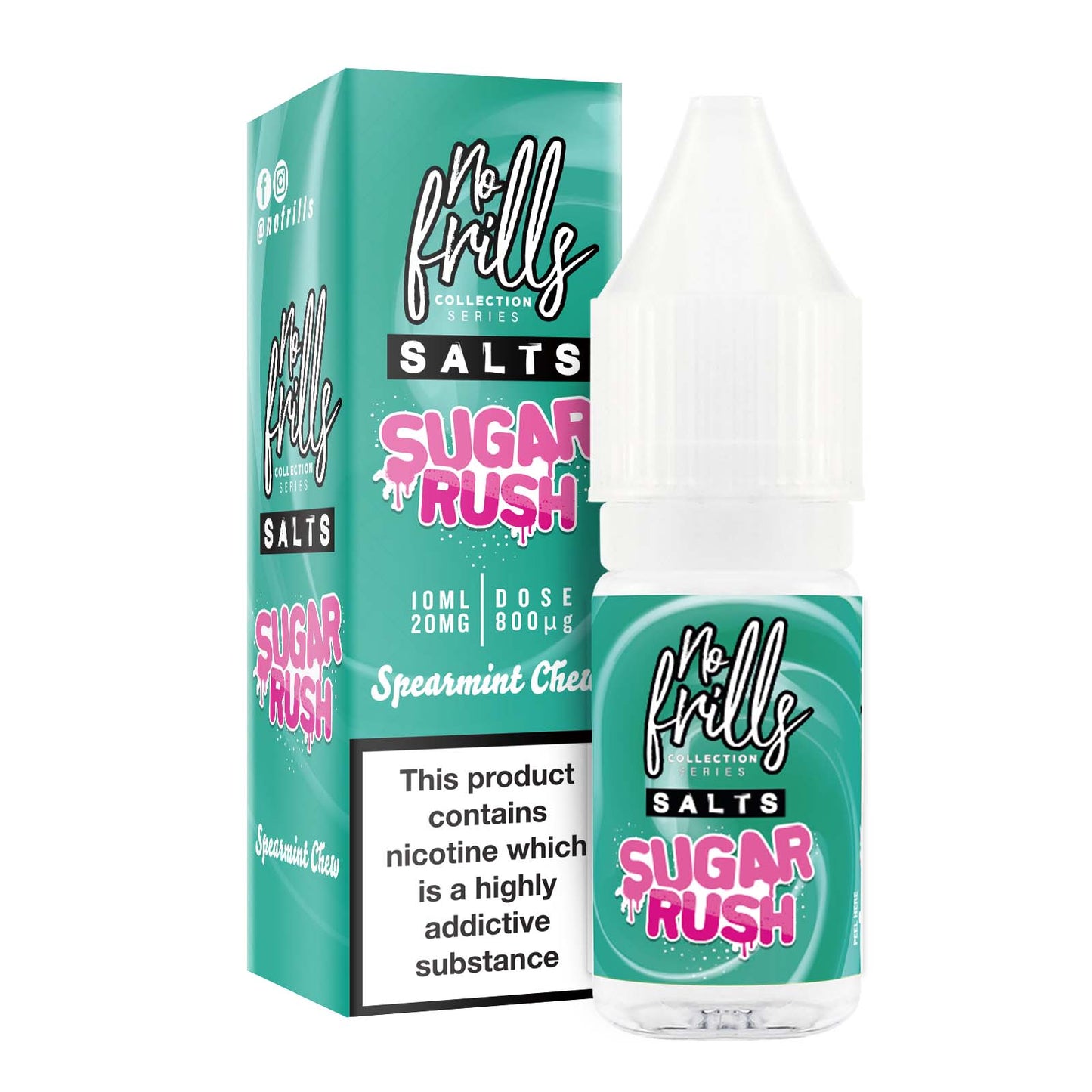 Sugar Rush: Spearmint Chew 10ml by No Frills