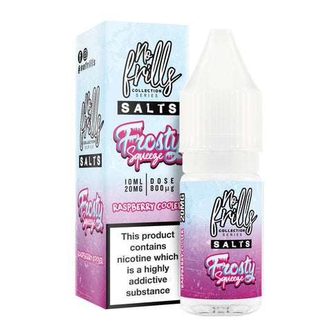 Frosty Squeeze: Raspberry Cooler 10ml Nicotine Salt by No Frills-E-liquid-Vapour Generation
