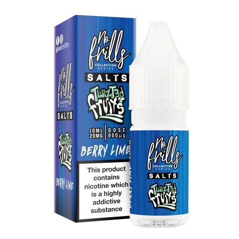 Twisted Fruits: Berry Lime 10ml Nicotine Salt by No Frills-E-liquid-Vapour Generation