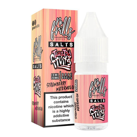 Twisted Fruits: Strawberry Watermelon 10ml Nicotine Salt by No Frills-E-liquid-Vapour Generation